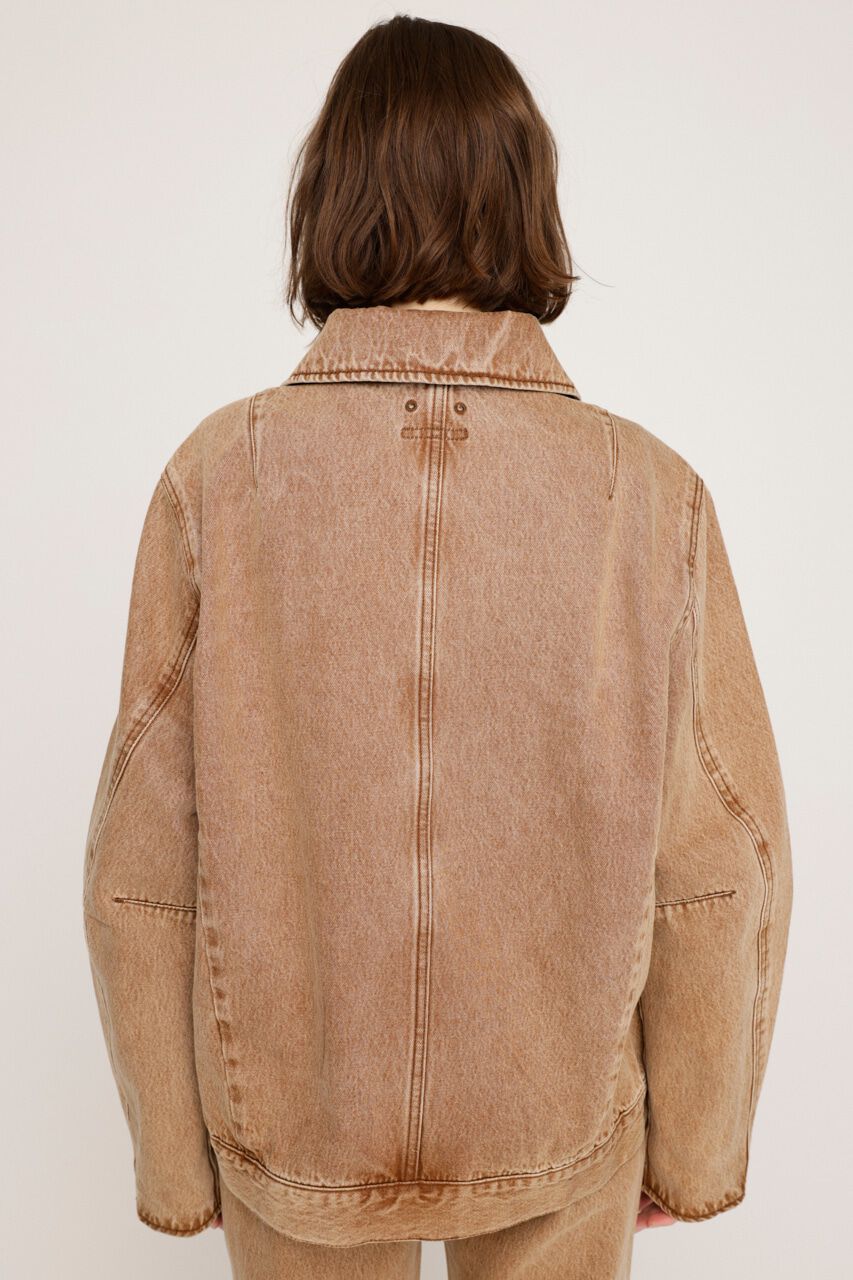 SLY「FRONT ZIP BOXY BZ-BE」|デニムジャケット|