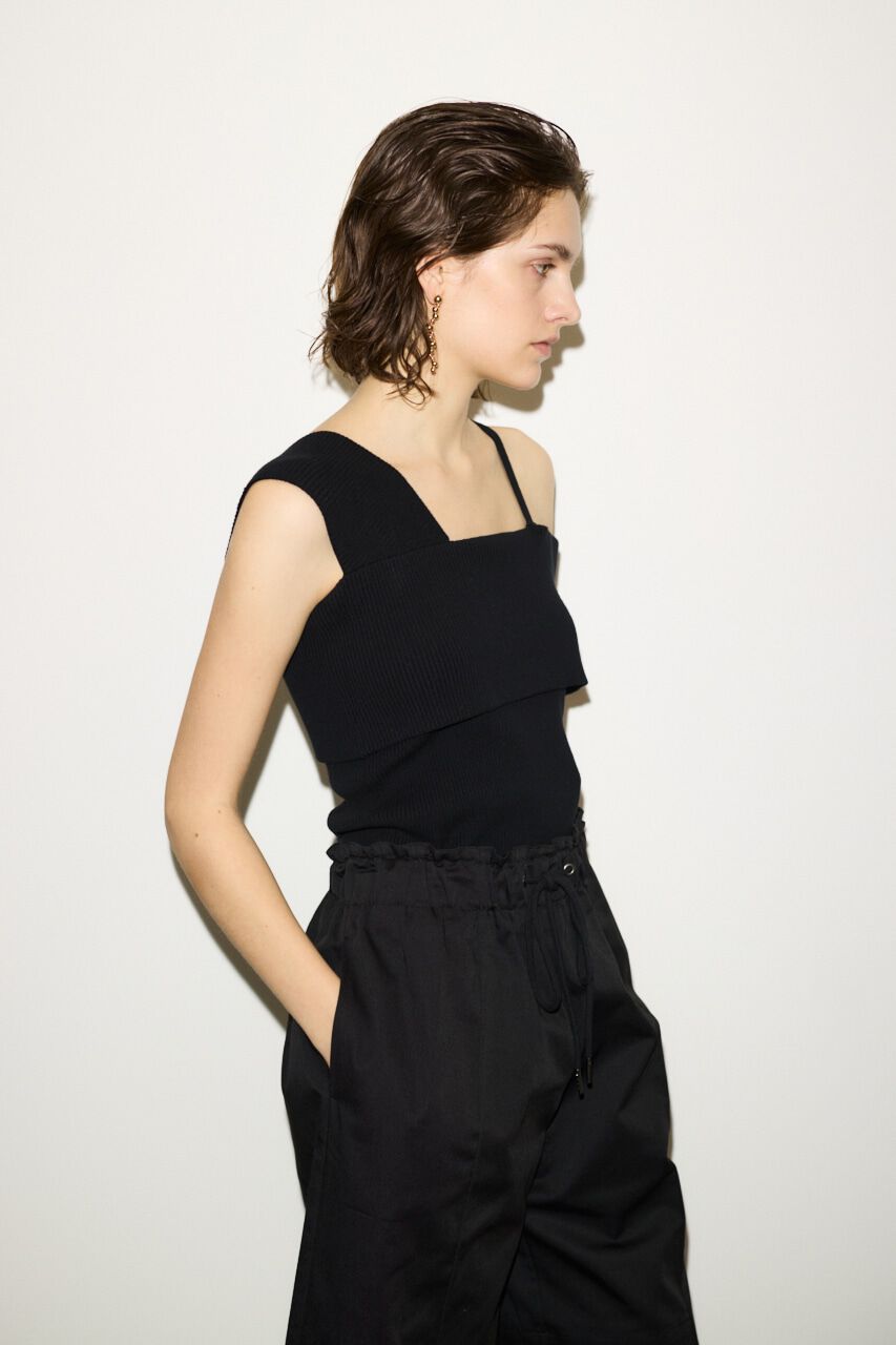 SLY「ASYMMETRY RIB トップス」|タンクトップ|