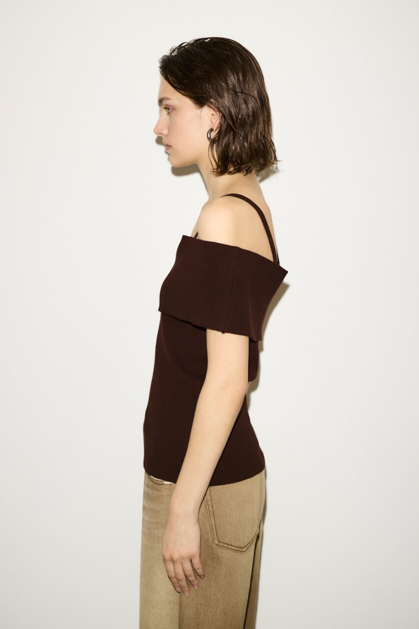 SLY「ASYMMETRY RIB トップス」|タンクトップ|