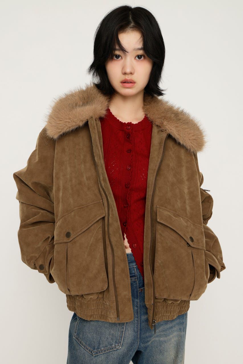 SLY「WASHED PUFFER ブルゾン」|ブルゾン・スタジャン|M/BEG7