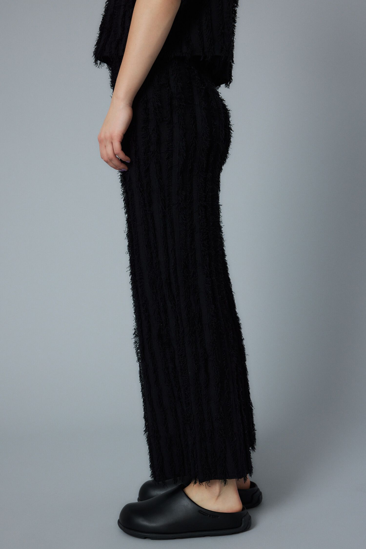 HeRIN.CYE「Fringe wide knit pants」|その他|