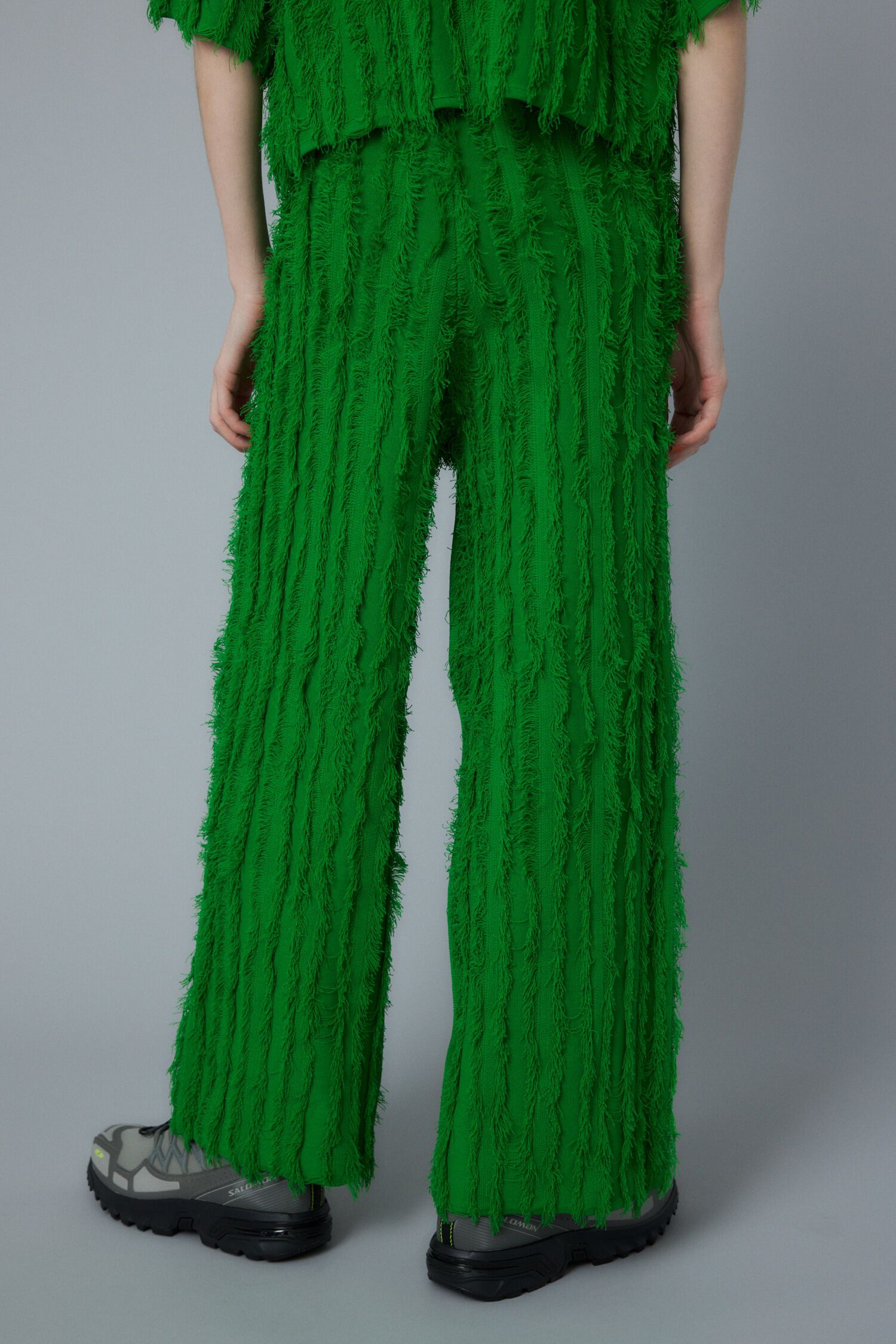 HeRIN.CYE「Fringe wide knit pants」|その他|