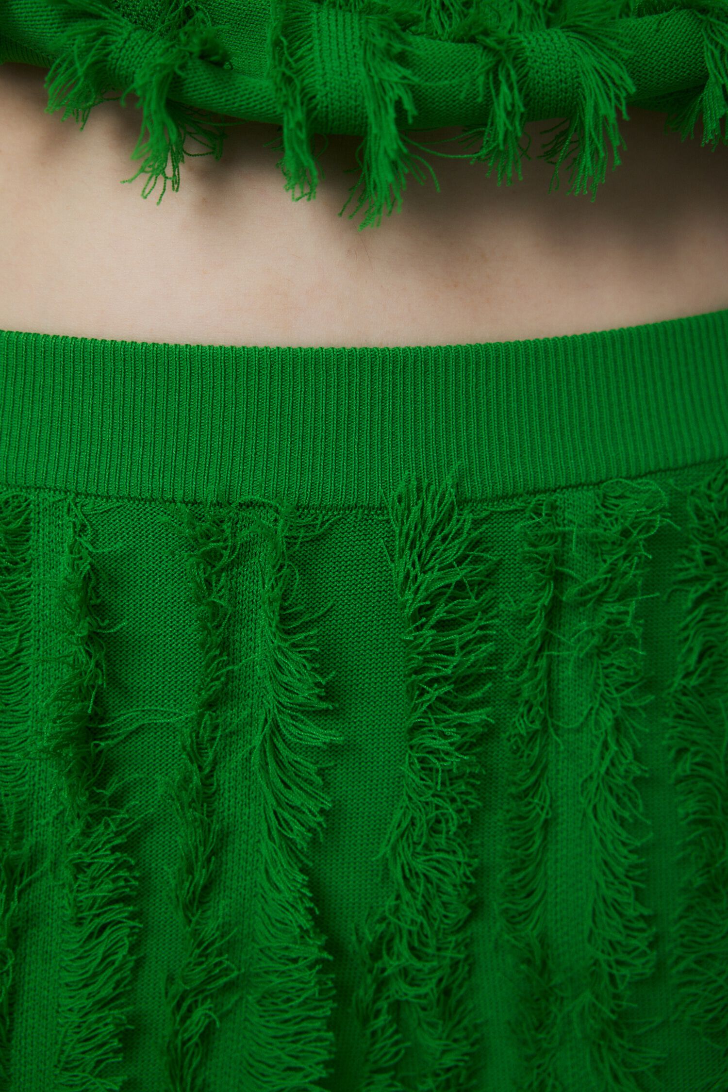 HeRIN.CYE「Fringe wide knit pants」|その他|