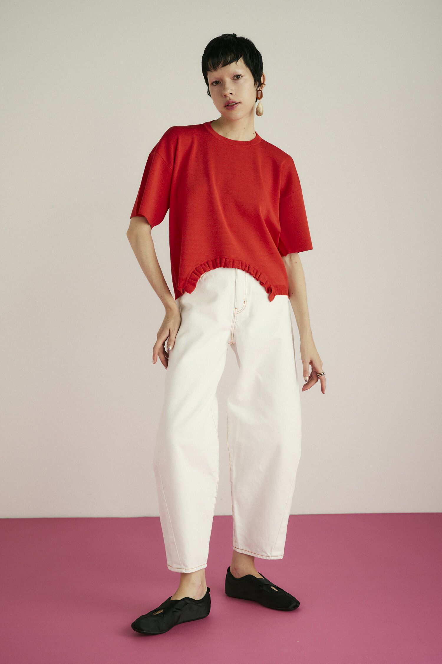 HeRIN.CYE「Box silhouette tops」|ニット・セーター|