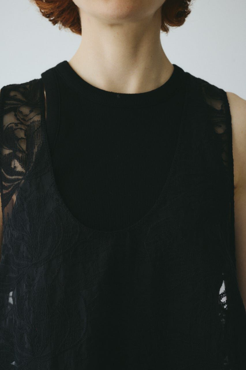 HeRIN.CYE「［予約］Lace flare tunic」|シャツ・ブラウス|