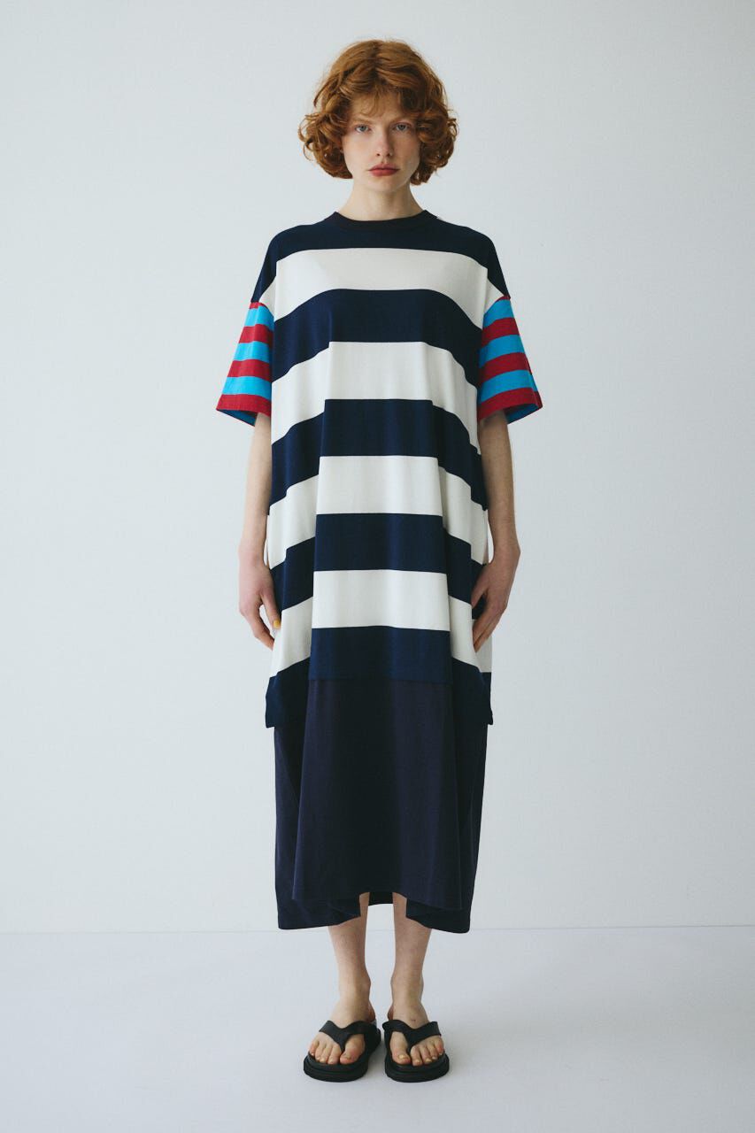 HeRIN.CYE「［予約］Cut relax dress」|Tシャツ・カットソー|柄NVY5