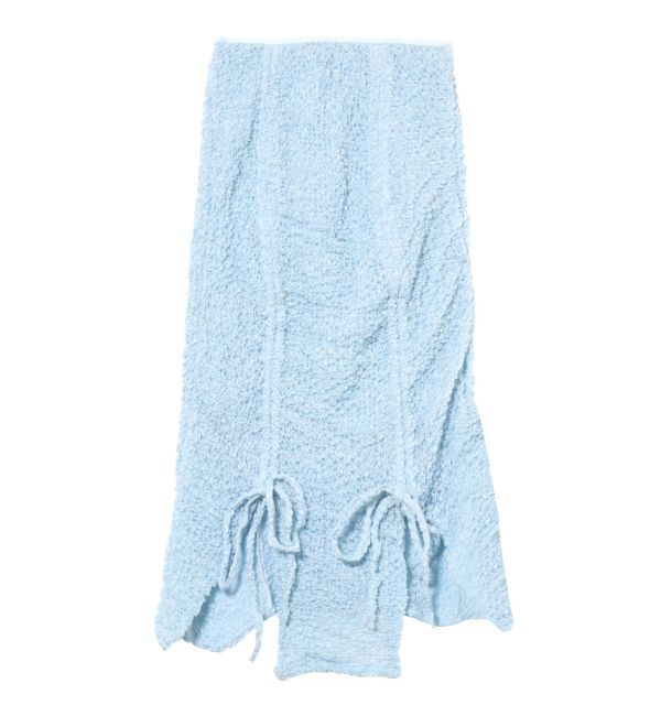 CALNAMUR「SHINY GATHER STRAIGHT SK/シャイニーギャザーストレートスカート」|スカート|