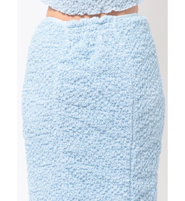 CALNAMUR「SHINY GATHER STRAIGHT SK/シャイニーギャザーストレートスカート」|スカート|