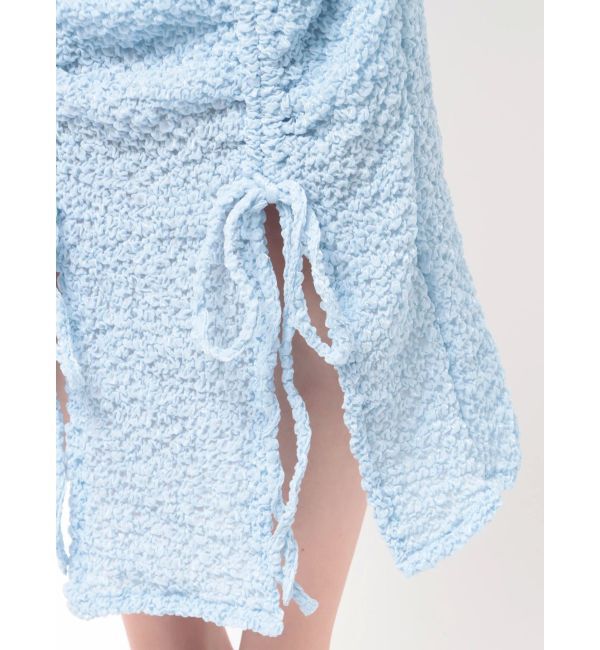 CALNAMUR「SHINY GATHER STRAIGHT SK/シャイニーギャザーストレートスカート」|スカート|