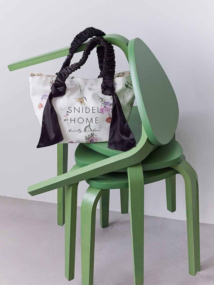 SNIDEL HOME「オーガニックキャンバストート -SMALL-（FLOWER）」|トートバッグ|