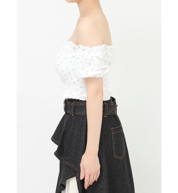 RESEXXY「シャーリングカットトップス」|Tシャツ・カットソー|
