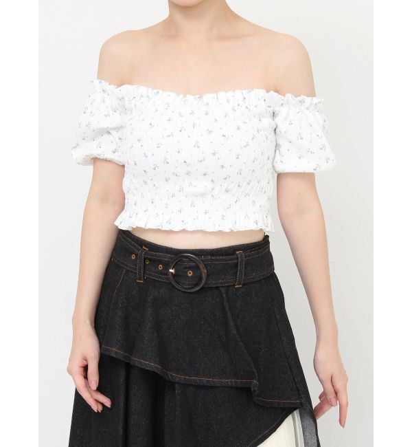 RESEXXY「シャーリングカットトップス」|Tシャツ・カットソー|