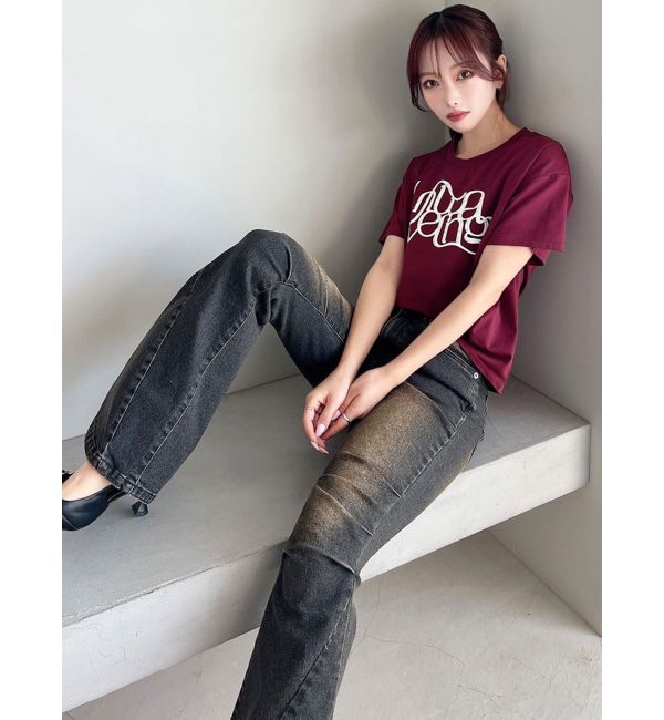 RESEXXY「スタッズロゴTシャツ」|Tシャツ・カットソー|