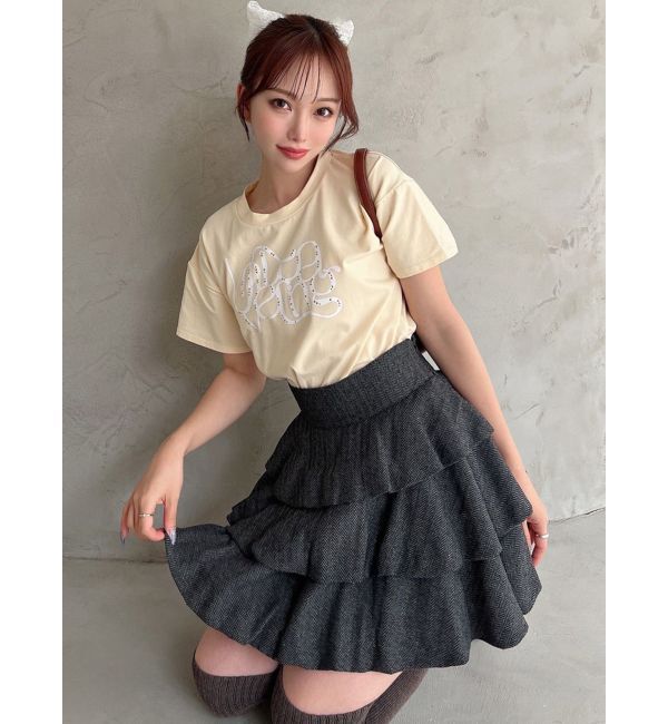 RESEXXY「スタッズロゴTシャツ」|Tシャツ・カットソー|