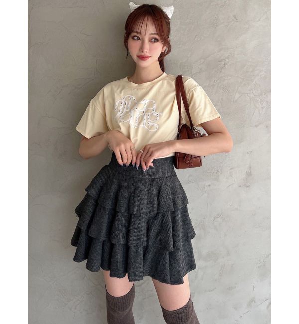 RESEXXY「スタッズロゴTシャツ」|Tシャツ・カットソー|