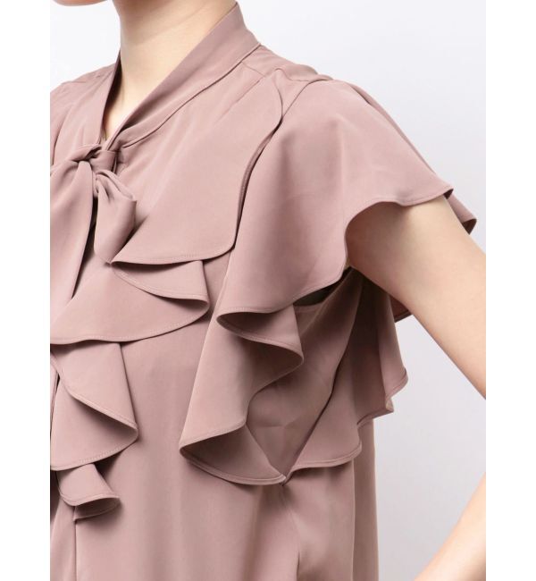 RESEXXY「ボウタイラッフルブラウス」|シャツ・ブラウス|