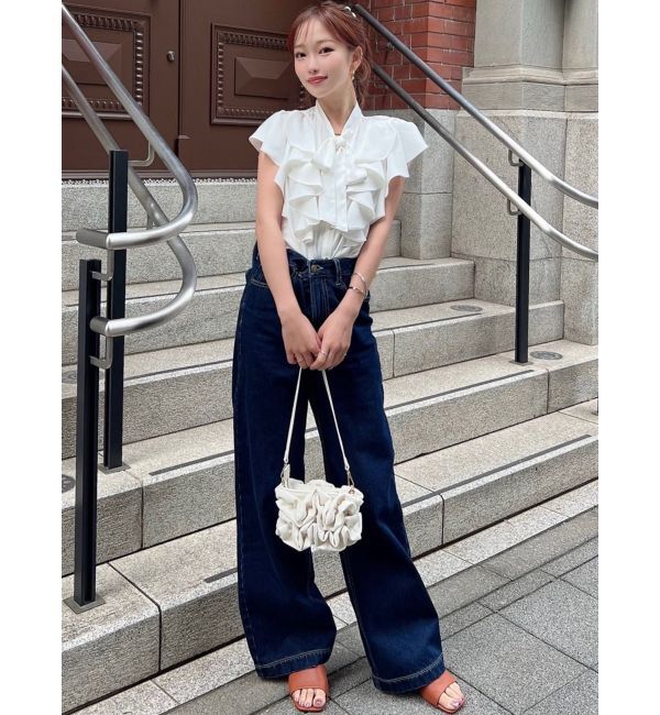 RESEXXY「ボウタイラッフルブラウス」|シャツ・ブラウス|