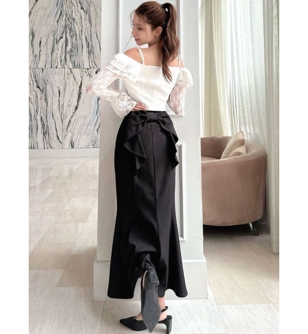 RESEXXY「バックリボンマーメイドスカート」|スカート|