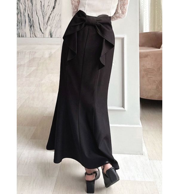 RESEXXY「バックリボンマーメイドスカート」|スカート|ブラック