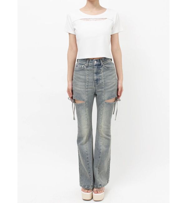 RESEXXY「ポイントレースTシャツ」|Tシャツ・カットソー|