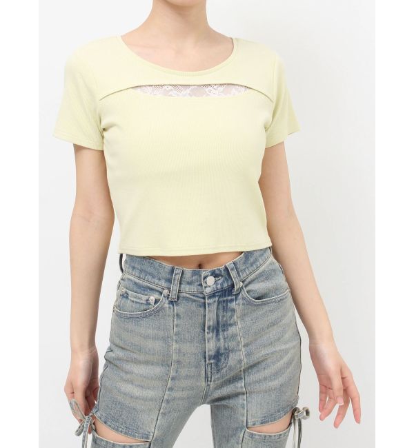RESEXXY「ポイントレースTシャツ」|Tシャツ・カットソー|