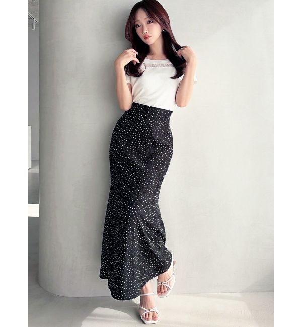 RESEXXY「ポイントレースTシャツ」|Tシャツ・カットソー|