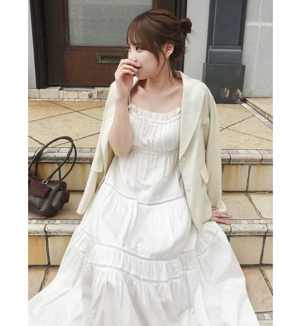 dazzlin「【セットアップ対応】バリエミディージャケット」|テーラードジャケット|