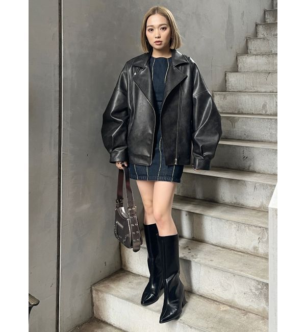 MURUA「カーブステッチミニワンピース」|ワンピース|