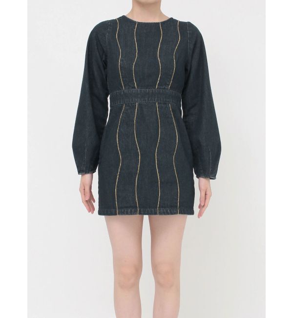 MURUA「カーブステッチミニワンピース」|ワンピース|