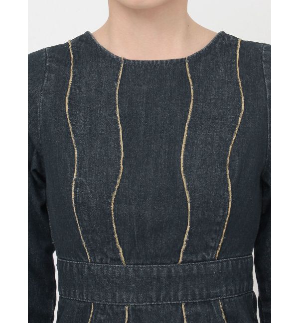 MURUA「カーブステッチミニワンピース」|ワンピース|