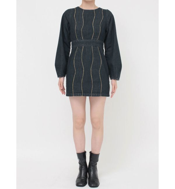 MURUA「カーブステッチミニワンピース」|ワンピース|