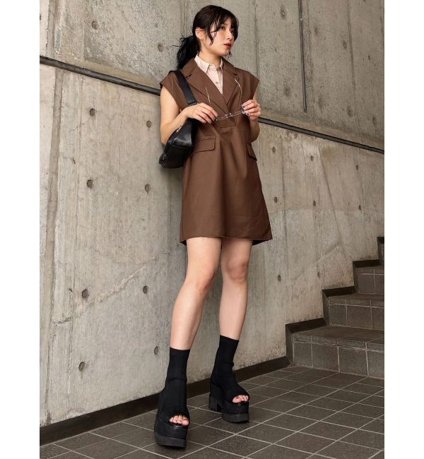 MURUA「2wayカットオフミニワンピース」|ワンピース|