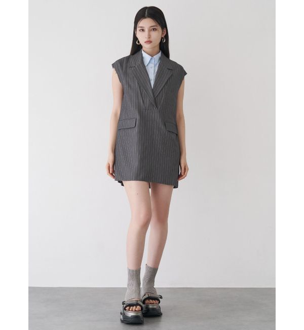 MURUA「2wayカットオフミニワンピース」|ワンピース|