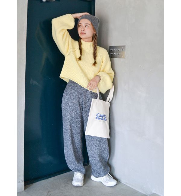 Ungrid「ローゲージハイネックショートニット」|ニット・セーター|