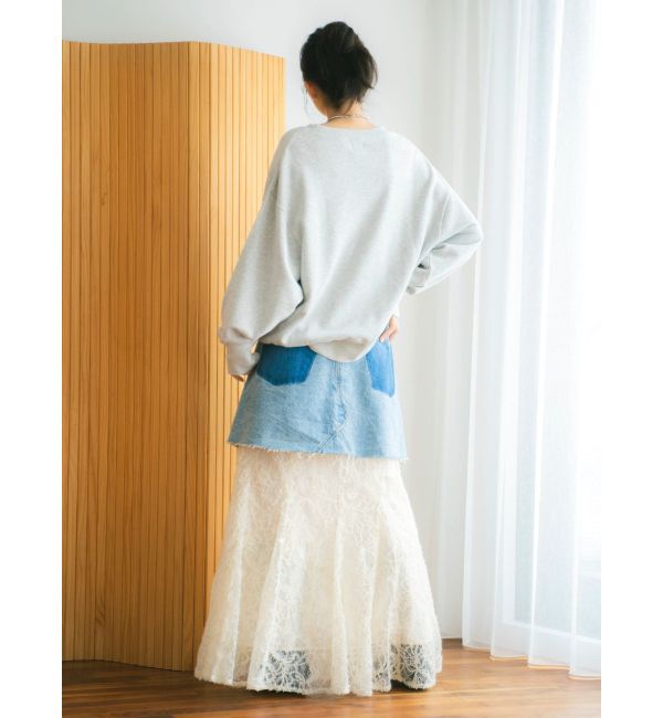 Ungrid「ポケットデザインデニムラップスカート」|スカート|