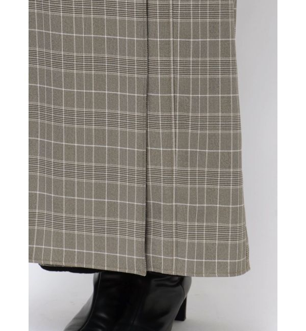 LAGUNAMOON「チェックオーバーコート」|チェスターコート|