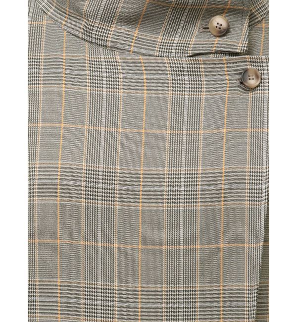 LAGUNAMOON「チェックオーバーコート」|チェスターコート|