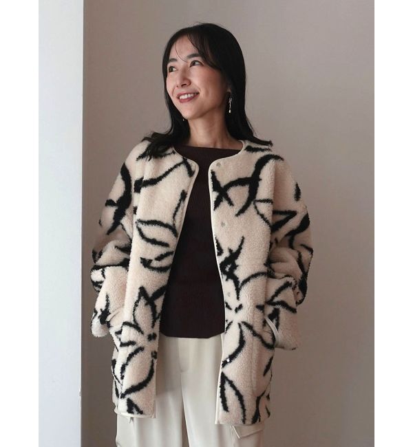 LAGUNAMOON「【REVIVAL】リバーシブルボアブルゾン」|その他|