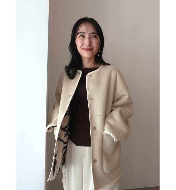 LAGUNAMOON「【REVIVAL】リバーシブルボアブルゾン」|その他|