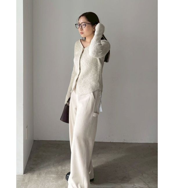 LAGUNAMOON「ボタンデザインニットカーデプルオーバー」|ニット・セーター|