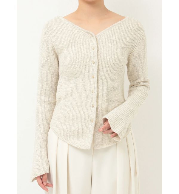 LAGUNAMOON「ボタンデザインニットカーデプルオーバー」|ニット・セーター|