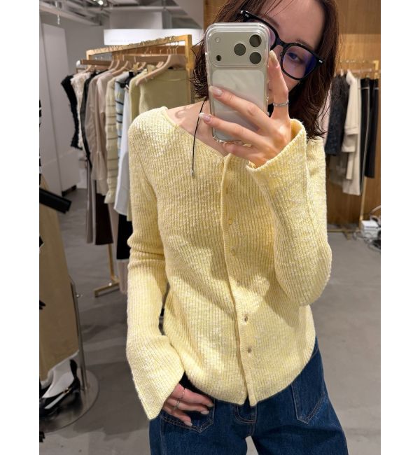 LAGUNAMOON「ボタンデザインニットカーデプルオーバー」|ニット・セーター|