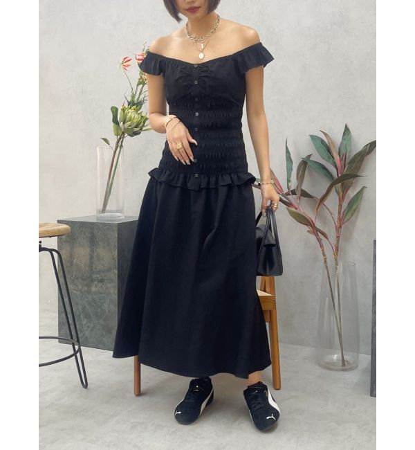 EVRIS「2WAYティアードチェックロングワンピース」|ワンピース|