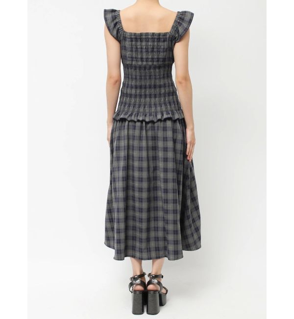 EVRIS「2WAYティアードチェックロングワンピース」|ワンピース|