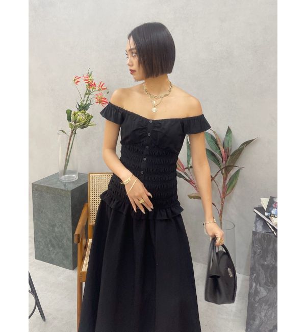 EVRIS「2WAYティアードチェックロングワンピース」|ワンピース|