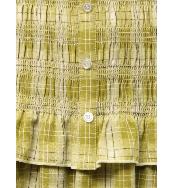 EVRIS「2WAYティアードチェックロングワンピース」|ワンピース|