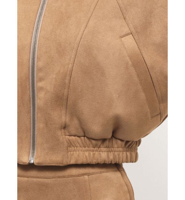 EVRIS「フェイクスウェードボリュームショートブルゾン【セットアップ着用可能】」|ブルゾン・スタジャン|