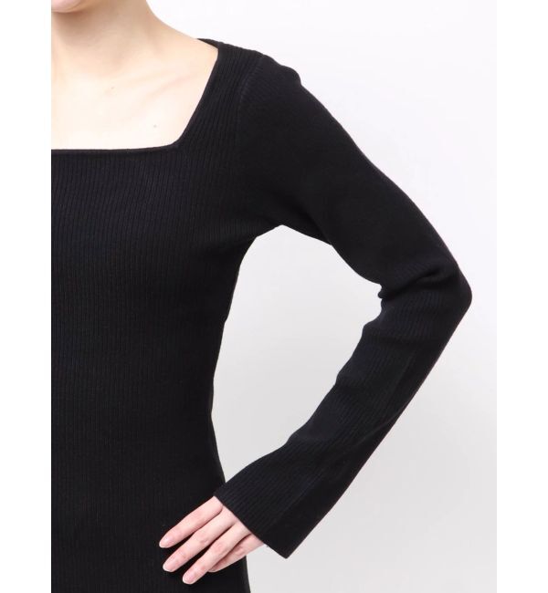 EVRIS「バックリボンロングニットワンピース」|ワンピース|