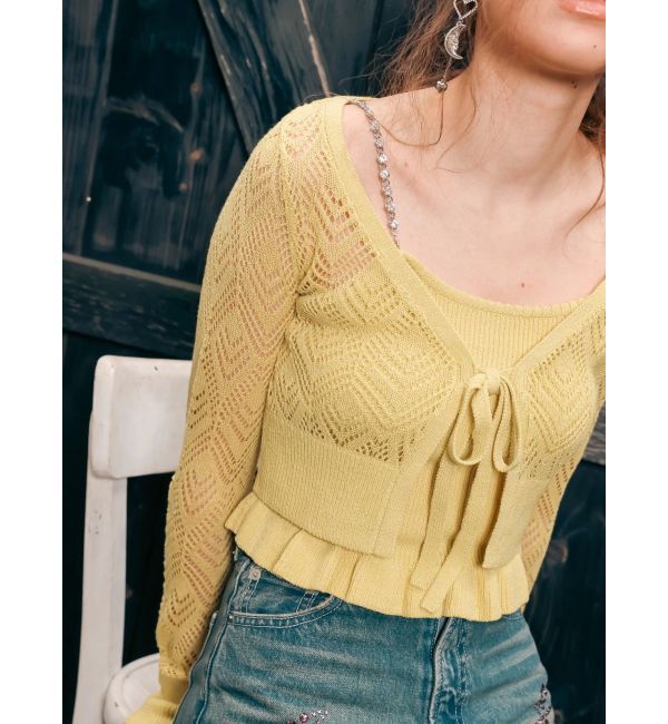 EVRIS「ビスチェアンサンブルニットトップス」|ニット・セーター|