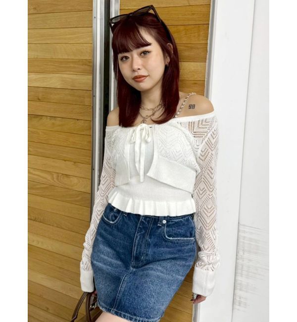 EVRIS「ビスチェアンサンブルニットトップス」|ニット・セーター|